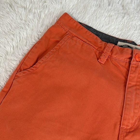 Vans Coral/Orange Denim Style Shorts - Picture 2 of 8